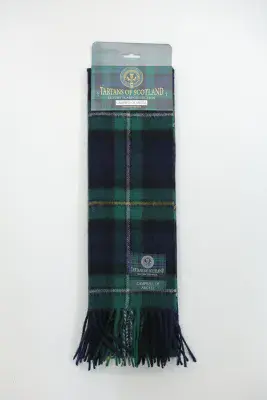Pure Wool Campbell of Argyll Tartan Scarf