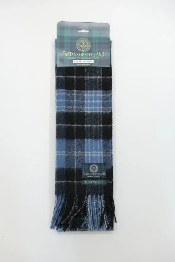 Pure Wool Clark Ancient Tartan Scarf