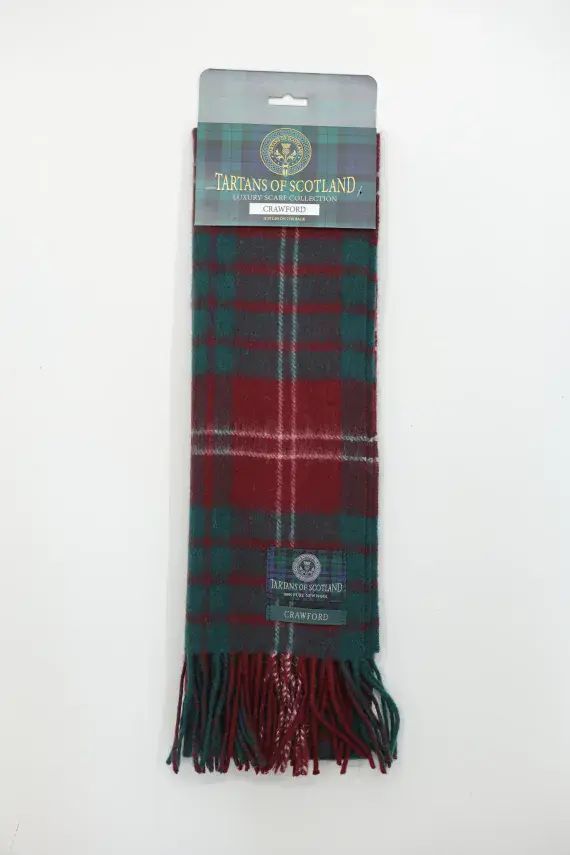 Pure Wool Crawford Tartan Scarf