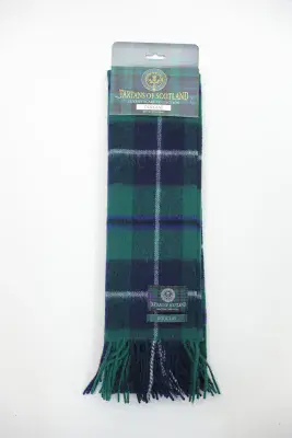 Pure Wool Douglas Tartan Scarf