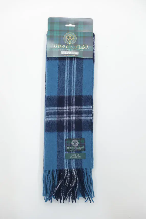 Pure Wool Earl of St Andrews Tartan Scarf