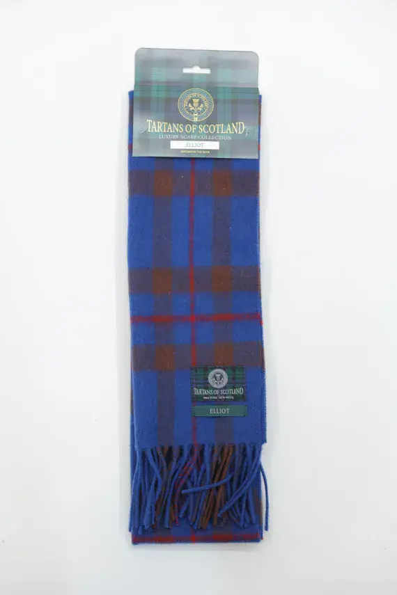 Pure Wool Elliot Tartan Scarf
