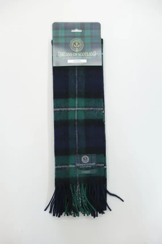 Pure Wool Forbes Tartan Scarf