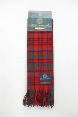 Pure Wool Grant Tartan Scarf