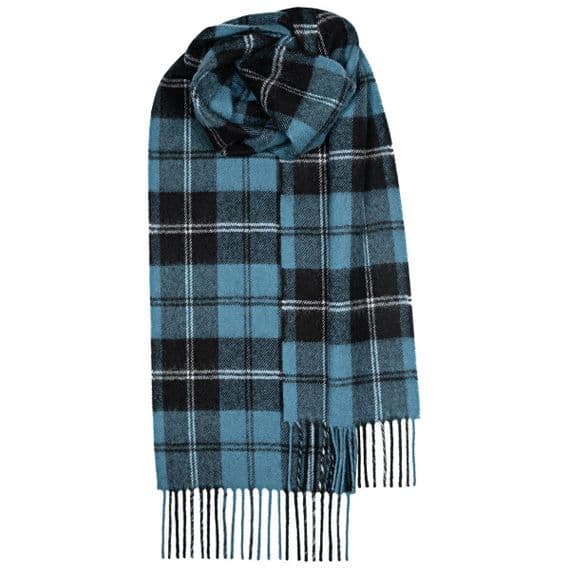 Ramsay Blue Ancient Tartan Pure Lambswool Unisex Scarf