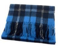 Ramsay Blue Tartan Scarf | Highland Tweed