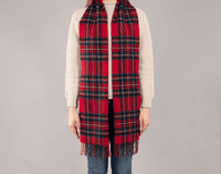 Royal Stewart  Luxury Oversized Tartan Scarf | Highland Tweed