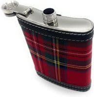 Royal Stewart Tartan 8oz Hip Flask