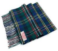 Scott Green Modern Tartan Scarf | Highland Tweed