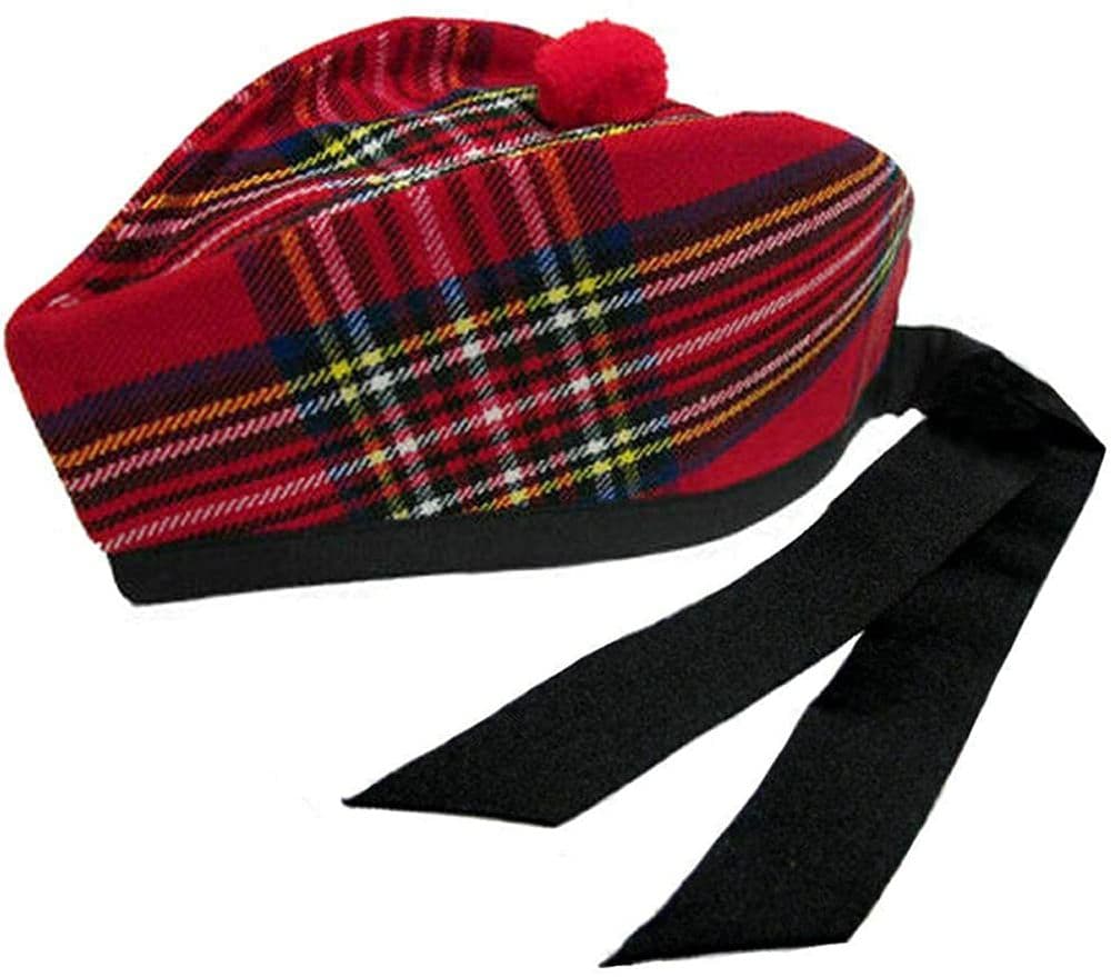 Scottish Classic Royal Stewart Tartan Novelty Glengarry Hat