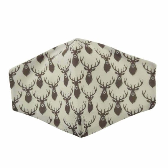 Scottish Highland Deer/Stag Face Mask