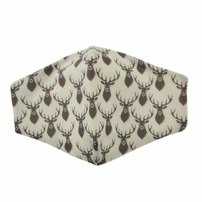 Scottish Highland Deer/Stag Face Mask
