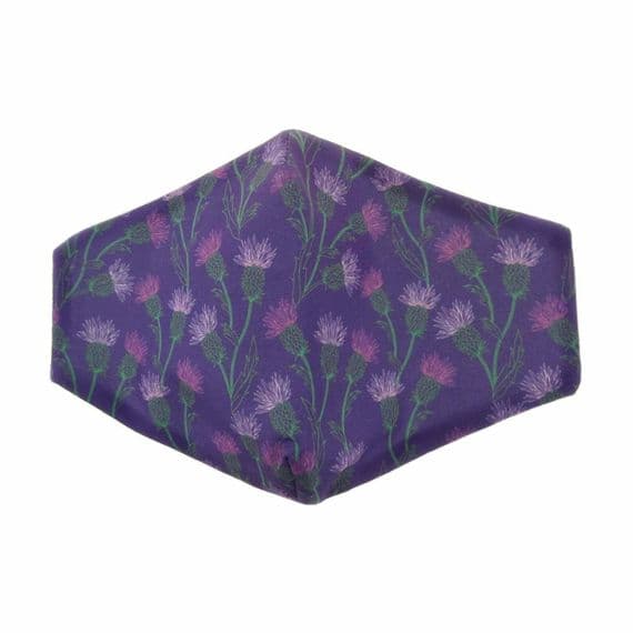 Scottish Thistle Face Mask