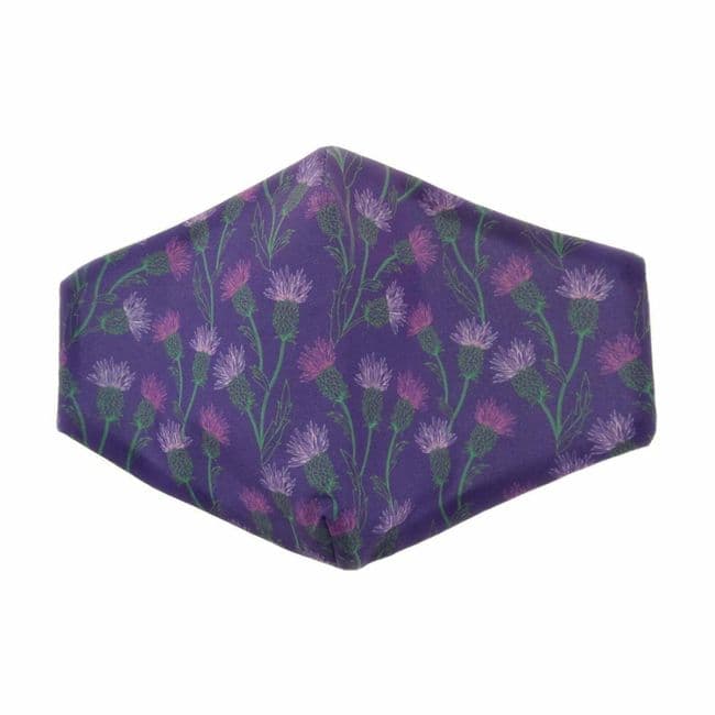 Scottish Thistle Face Mask