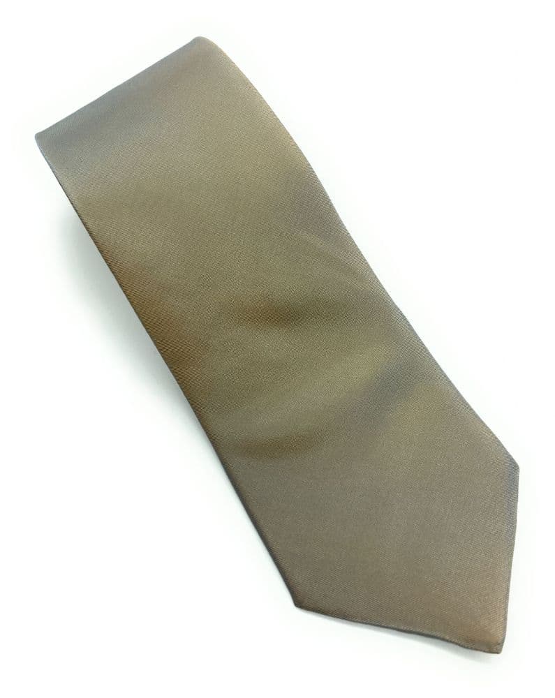 Silver Grey Woven Silk Tie - MADE IN SCOTLAND