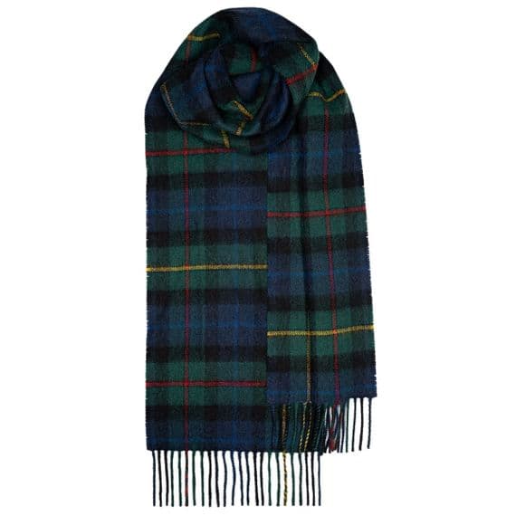 Smith Modern Tartan Pure Lambswool Unisex Scarf