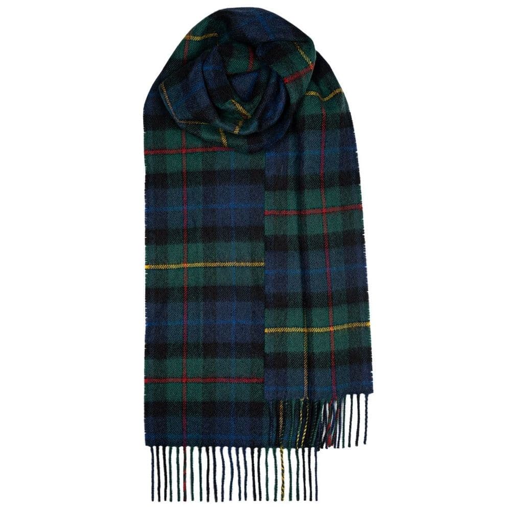 Smith Modern Tartan Pure Lambswool Unisex Scarf - Made in Scotland