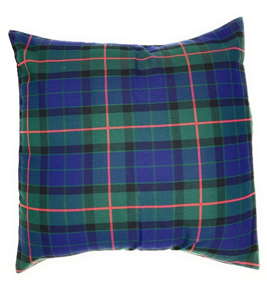Square Cushion Cover With Envelope Back Gunn Modern Tartan