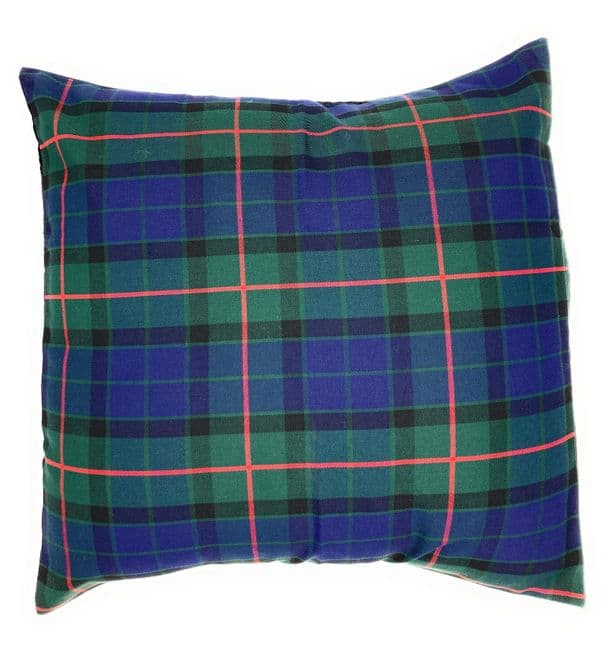 Square Cushion Cover With Envelope Back Gunn Modern Tartan