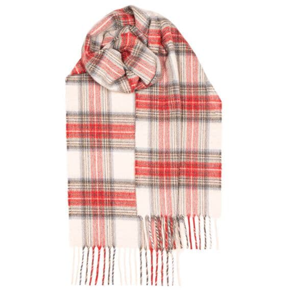 Stewart Eva  Luxury Cashmere  - Made in Scotland Tartan Scarf | Highland Tweed