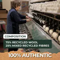 Stewart Natural  Dress Tartan Wool Blend Throw Travel Blanket 155cm x 190cm