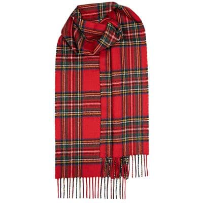 Stewart Royal Modern Tartan Pure Lambswool Unisex Scarf