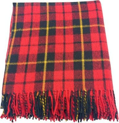 Wallace Tartan Wool Blanket