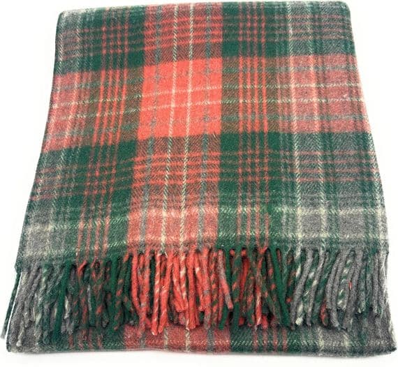 Wilson Ancient Tartan Wool Blanket | Highland Tweed