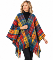 Women's Buchanan Antique Tartan Wool Cape – Made in Scotland