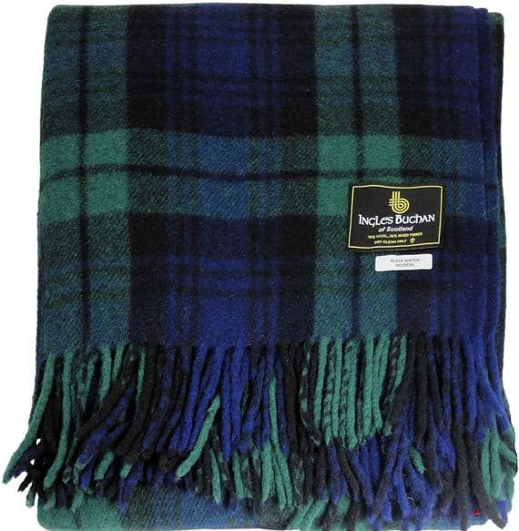 Black Watch Tartan Travel Rug | Ingles Buchan Scotland