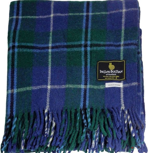 Douglas Modern Tartan Travel Rug | Ingles Buchan Scotland