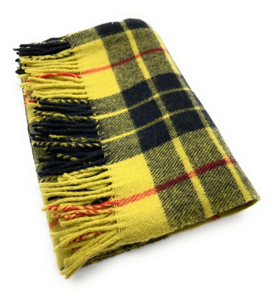 Wool Blend MacLeod of Lewis Tartan Knee Travel Rug Blanket