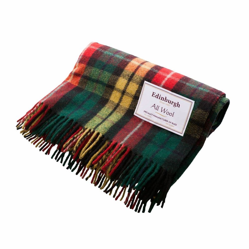 Wool Rich Buchanan Modern Tartan Travel Blanket