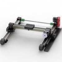 Belt Driven, Motorised  XY 2 Axis Stage, 100mm -1500mm