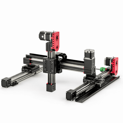 Belt Driven, Motorised,  XY+Z 3 Axis Stage, 100mm- 1500mm