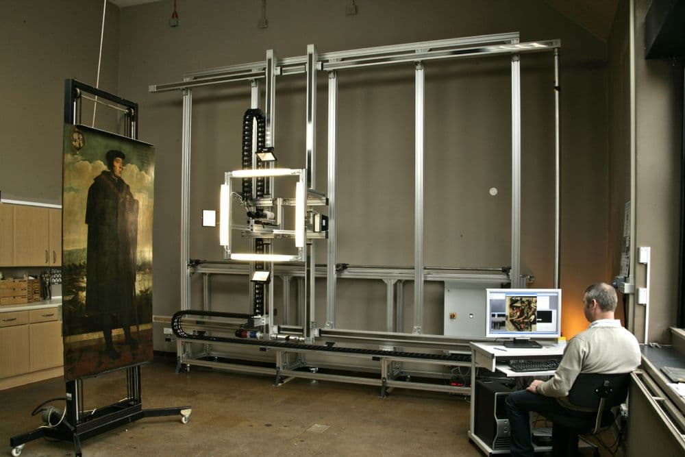 SatScan-IM Large Scale Multispectral Easel Scanner Moves Scanning ...