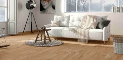 Aire Roble Wood Effect Rectified Porcelain wall/floor tile 200 x 1200 x 1.68m2