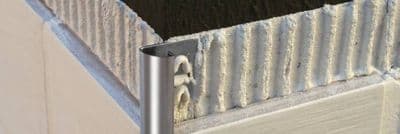 Genesis ESQ Round Edge Stainless Steel Tile Trim 6,8,10 or 12mm x 5 (Grade 304)