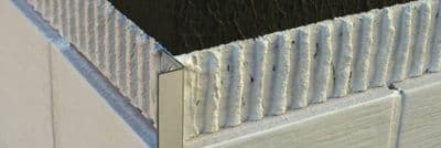 Genesis ESS Straight Edge Bright Stainless Steel Tile Trim 4.5,6,8,10,12,15 or 22 x 5 (Grade 304)