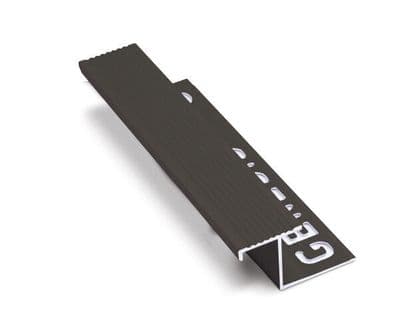 Genesis NLT - Tile-In Step Edge Aluminium Trim 2.8m x 28mm x 22.5mm x 1