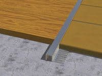 Genesis Square Tile Trim Aluminium Bright or Brushed Silver  or Copper x 2.5m x 5 lengths
