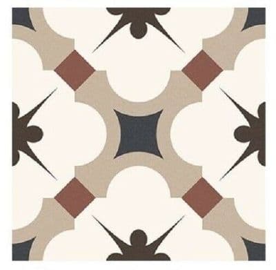 Grace Beige Taco Porcelain Matt Feature Wall/Floor Tile 165 x 165 x 7mm x 1 Box