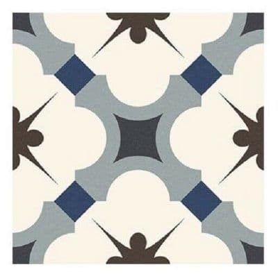 Grace Blue Taco Porcelain Matt Feature Wall/Floor Tile 165 x 165 x 7mm x 1x Box