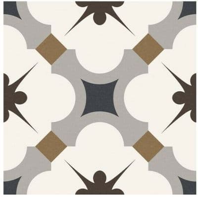 Grace Grey Taco Porcelain Matt Feature Wall/Floor Tile 165 x 165 x 7mm x 1x Box