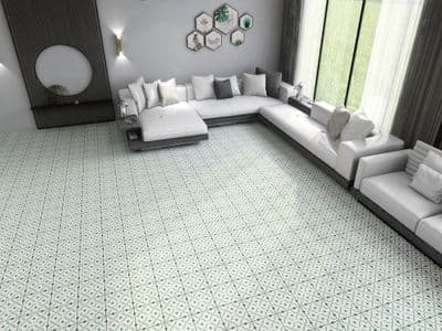Hackney Green Porcelain Wall/Floor 200 x 200mm x 1 Box (*0.80m2)