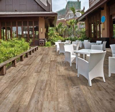 Kauri Tobacco Rectified Porcelain Wood Effect Tile 1200mm x 200 x 10mm (Order per m2)