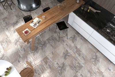 Keystone Stone Slate Effect Porcelain Floor Tile 600 x 400 x 4 = 1m2