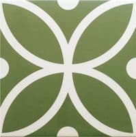 Rivoli Bergen Verde Porcelain Matt Feature Wall/Floor Tile 200 x 200 x 10mm x1m2