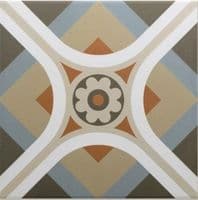 Rivoli Cinque Porcelain Matt Feature Wall/Floor Tile 200 x 200 x 10mm x 1m2