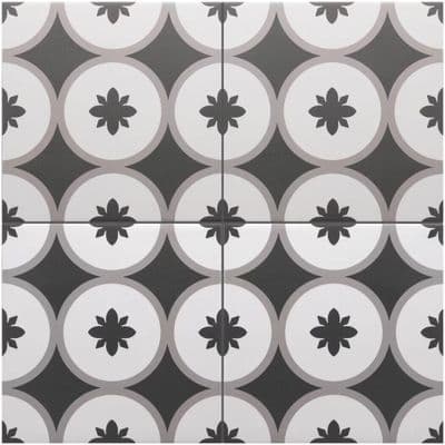 Rivoli Copengagen Porcelain Matt Feature Wall/Floor Tile 200 x 200 x 10mm x 1m2